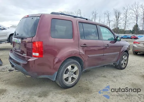 2014 Honda Pilot Exl z USA, uszkodzony, nr VIN 5FNYF4H55EB014770